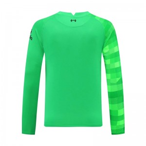 Liverpool Soccer Jersey Goalkeeper Long Sleeve Green Replica 2021/2022