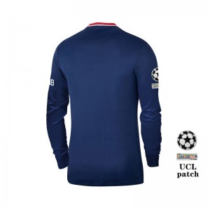 PSG Soccer Jersey Home Long Sleeve Messi 30# Replica 2021/22