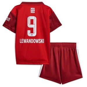 Byern Munich Kid Soccer Jersey Kit(Jersey+Short) LEWANDOWSKI #9 Home Replica 2021/22