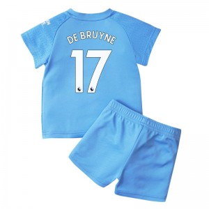 Manchester City Kid Soccer Jersey Home DE BRUYNE #17 Replica 2021/22