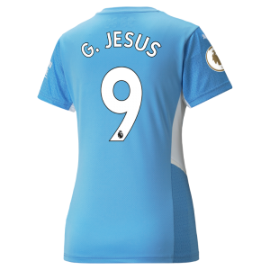 Manchester City Women Soccer Jersey G. JESUS #9 Home Replica 2021/22