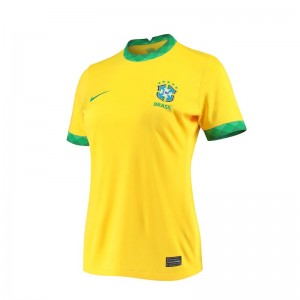 Brazil Soccer Jersey Women Thai Home Replica 21/22