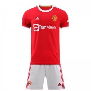 Manchester United Soccer Jersey Kit (Jersey+Short) Home Replica 2021/22