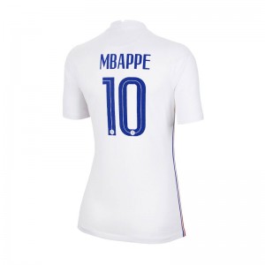 France Women Soccer Jersey MBAPPE#10 Thai Away  Replica 2021/22