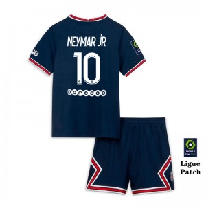 PSG Kid’s Soccer Jersey Home Kit  (Jersey+Short)Replica 2021/22