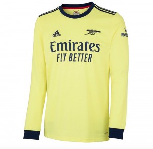 Arsenal Soccer Jersey Long Sleeve Home Replica 2021/22