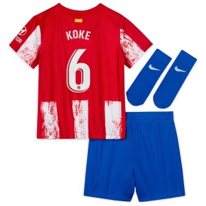 Atletico Madrid Soccer Jersey Home Kit(Jersey+Short+Socks) Replica 2021/22