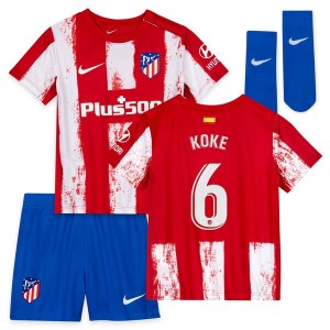 Atletico Madrid Soccer Jersey Home Kit(Jersey+Short+Socks) Replica 2021/22