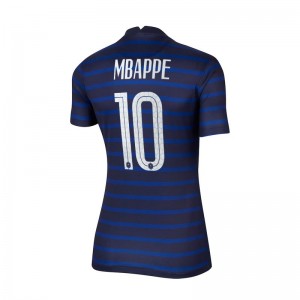 France Women Soccer Jersey MBAPPE#10 Thai Away  Replica 2021/22