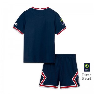 PSG Kid’s Soccer Jersey Home Kit  (Jersey+Short)Replica 2021/22